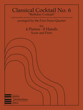 Classical Cocktail No. 6 piano sheet music cover